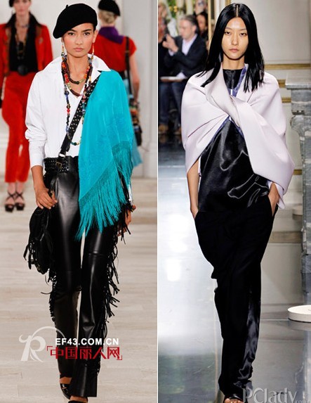 秋冬披肩风起云涌  超强气场极具穿透力