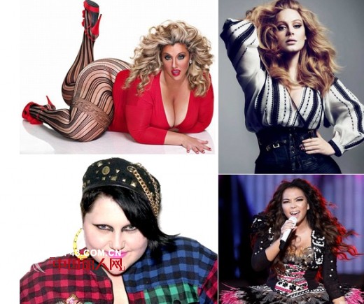 Adele拒代言300磅胖女模蹿红