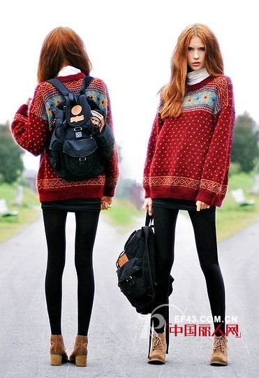 宽松针织衫怎么搭配 针织衫减龄必备