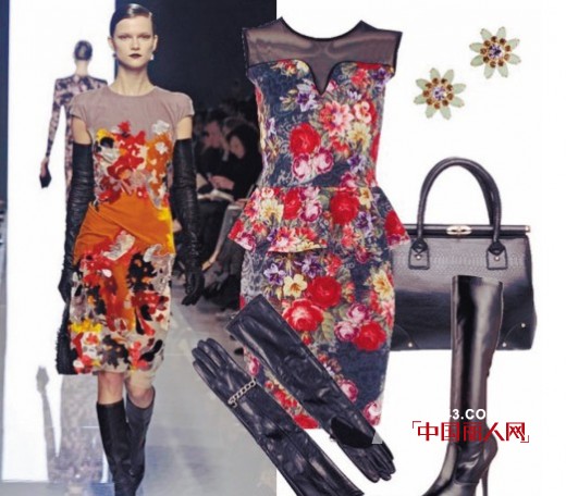 时尚指数飙升的长手套搭配方法