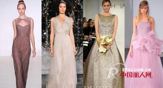 2014纽约婚纱周 解读秋冬季婚纱趋势