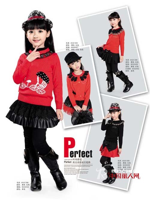 银装素裹的冬季  OK100童装用彩色装扮青春与活力