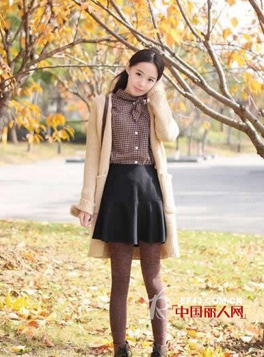 冬季森系服装搭配 大显清新唯美复古风