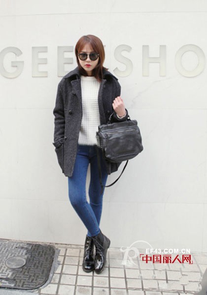 韩版服装怎么搭配好看 呢子翻领外套款式搭配