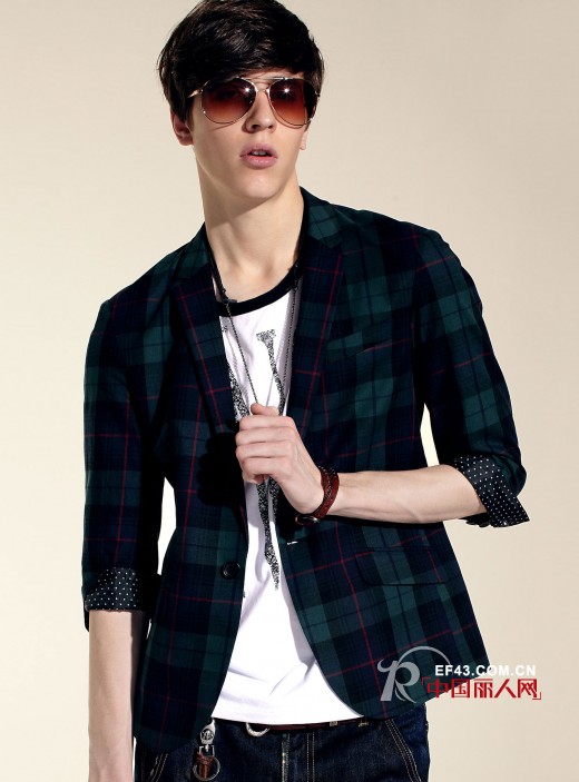男装英伦风格子搭配 打造男人学院都市风