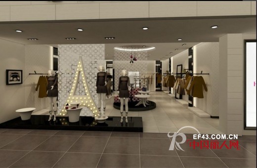 红凯贝尔女装东莞大朗125平专卖店圣诞节开业