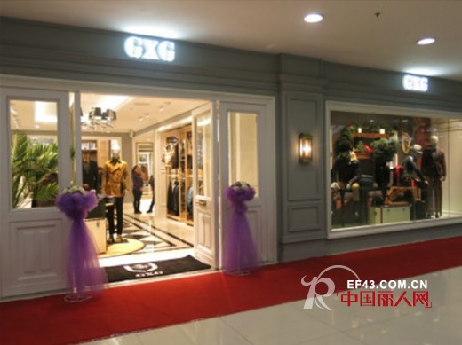 GXG男装重庆百联上海城购物中心店盛大开业