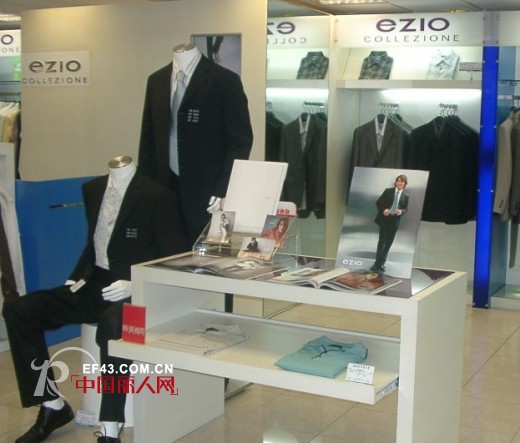 EZIO男装盛大进驻江苏常州吾越国际广场