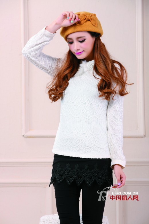 蕾丝打底衫秋冬款推荐