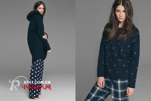 Oysho 2013冬季“法兰绒乐章”家居女装系列广告大片