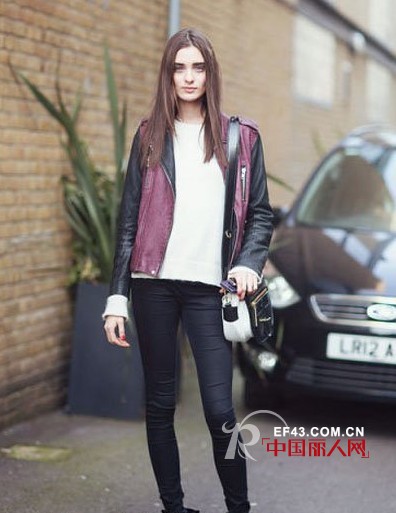 皮衣什么颜色好看 彩色皮衣装扮最in