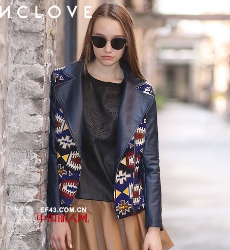 休闲夹克外套搭配 撞色也精彩