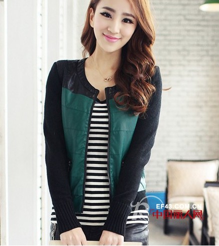 休闲夹克外套搭配 撞色也精彩