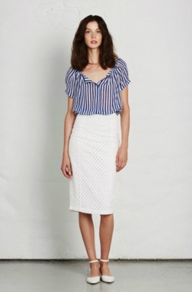 Joie2014春夏时装秀  让白色不再单调