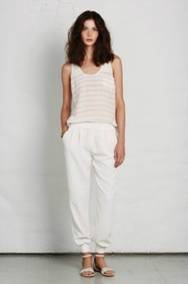 Joie2014春夏时装秀  让白色不再单调