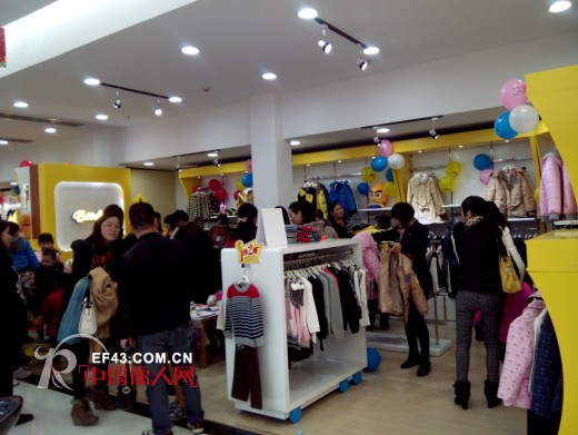 广东河源缤果童装新店开业,首日业绩轻松突破三万