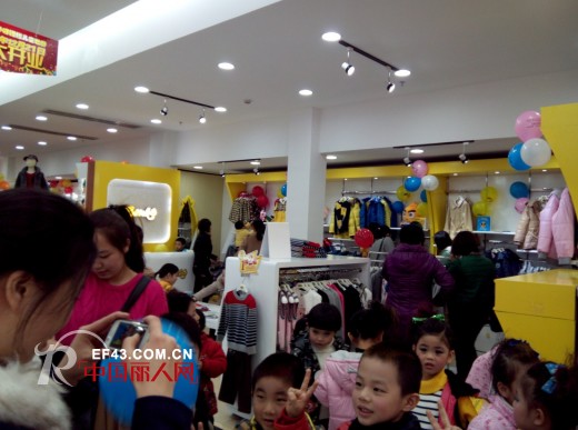 广东河源缤果童装新店开业,首日业绩轻松突破三万