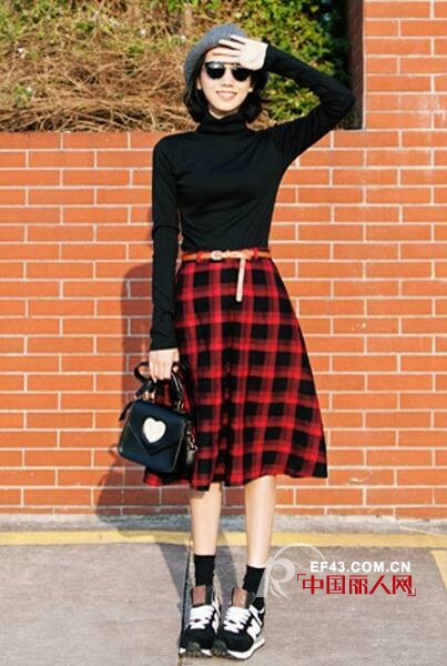 格子元素复古加新潮  演绎百变时尚