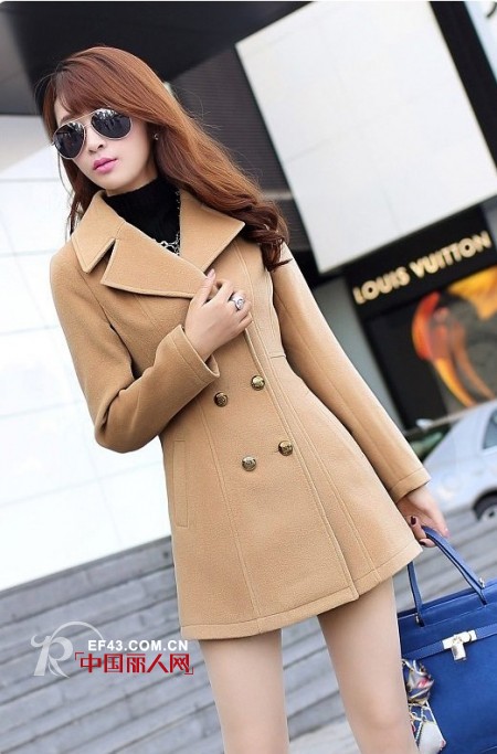 修身的中长款毛呢外套推荐