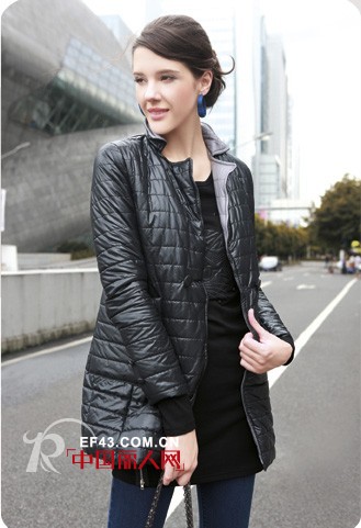 中长款羽绒外套搭配 有型有气场