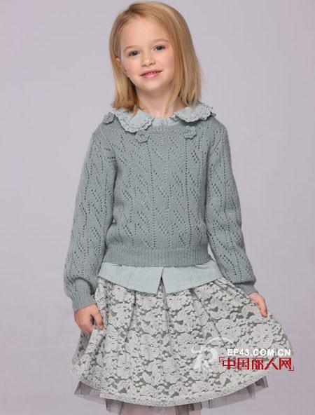 粉色童装搭配什么款式好看 针织衫款式搭配