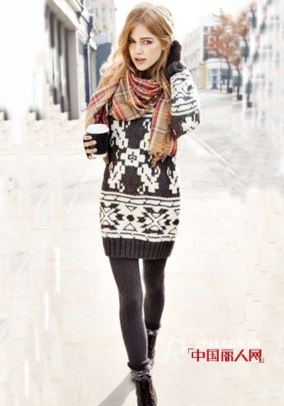 打底衫搭配 什么款式打底衫最好看 冬季懒人必备打底衫连衣裙搭配