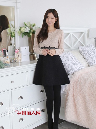 韩版连衣裙搭配 打底连衣裙款式搭配