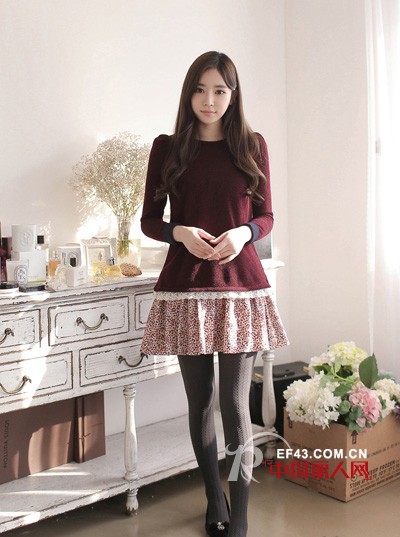 韩版连衣裙搭配 打底连衣裙款式搭配