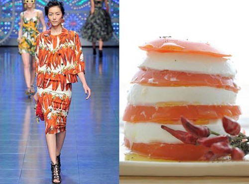 服装与美食勾肩搭背 你想吃吗?