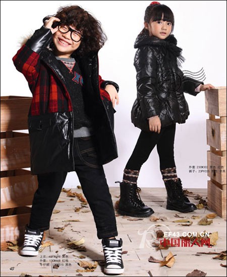 韩版的童装冬款外套怎么搭配