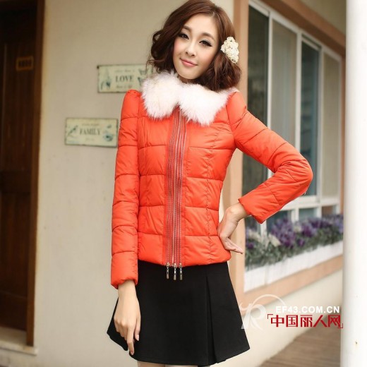 清新的浅色系棉服搭配 迎接春季的到来