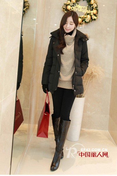 长款羽绒服怎么搭配显瘦 羽绒服什么颜色最好搭配