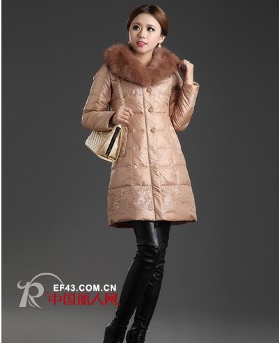 双排扣修身保暖棉服 毛呢外套搭配法