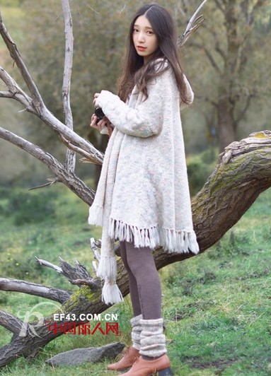 2014春季流行什么 白色针织衫时尚百搭