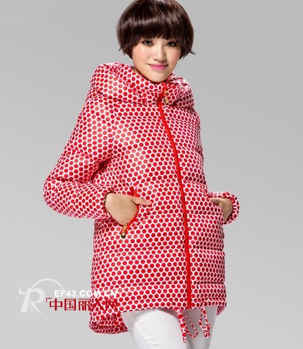 双排扣翻领羽绒服 羊毛呢两穿大衣搭配