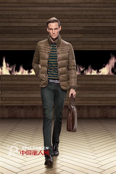 商务休闲风的羽绒服给精英男士带来温暖