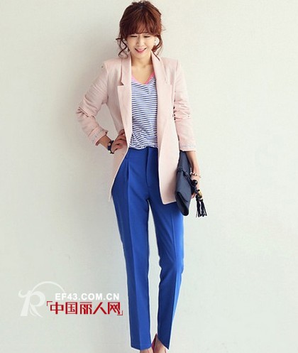 休闲裤之直筒裤系列 版型简约的直筒裤搭配