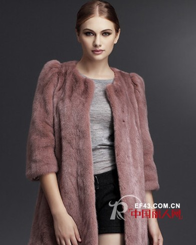 貂皮大衣款式 打造女王范