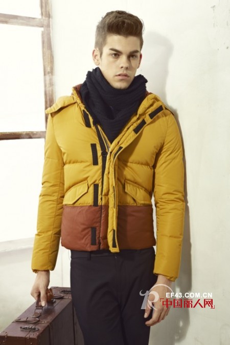 羽绒服也能帮助男士打造气质学院风