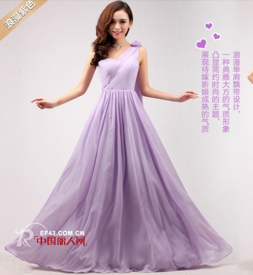 伴娘礼服长款推荐