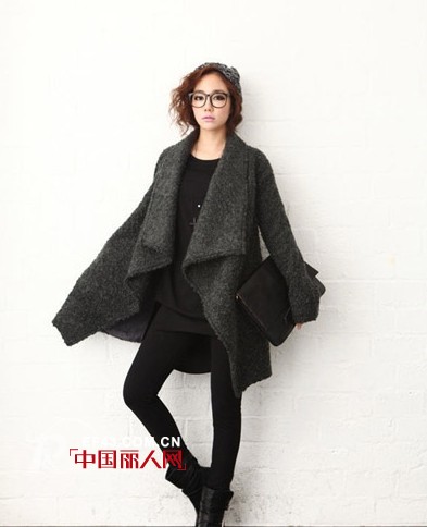 翻领外套 微胖女生冬日里的显瘦装扮