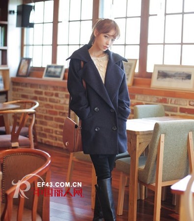 翻领外套 微胖女生冬日里的显瘦装扮