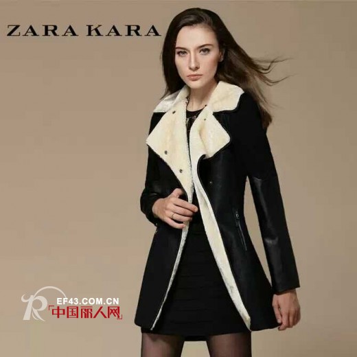 如何塑造优雅女人?黑色皮革修身显瘦