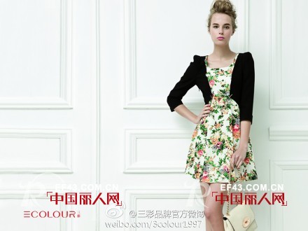 三COLOUR时尚女装品牌2013年春季新品上市