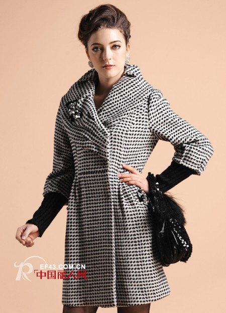 永恒颜色女装 时尚格纹闪耀闪耀优雅复古风