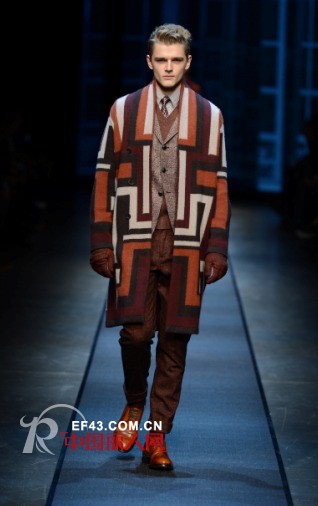 CANALI 2013年秋冬系列新品 绚丽夺目的“装饰派艺术”