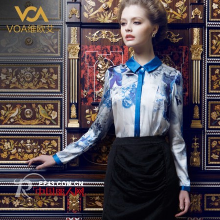 维欧艾品牌女装 典雅绸缎让你优雅变身