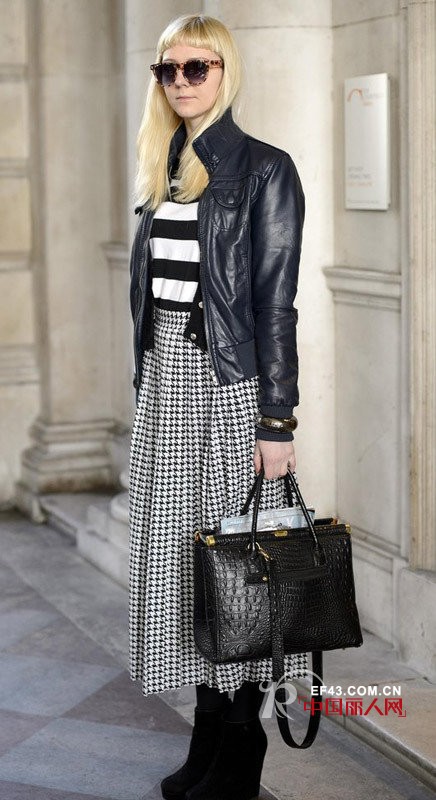 伦敦时装周 墨镜手袋点亮街头