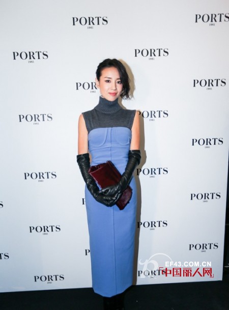 董洁邂逅米兰时装周助力ports19612013秋冬新品发布