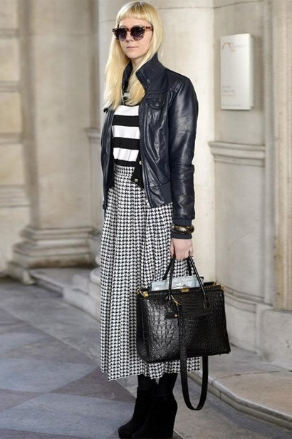 墨镜靓包秀身姿 初春秀场外潮人出街杀手锏